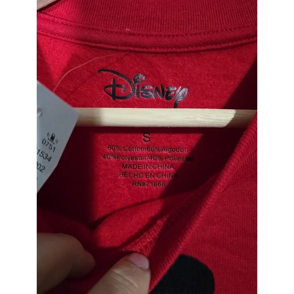 Pacsun Disney Mickey Mouse Sweater Pullover Size Small Red NWT